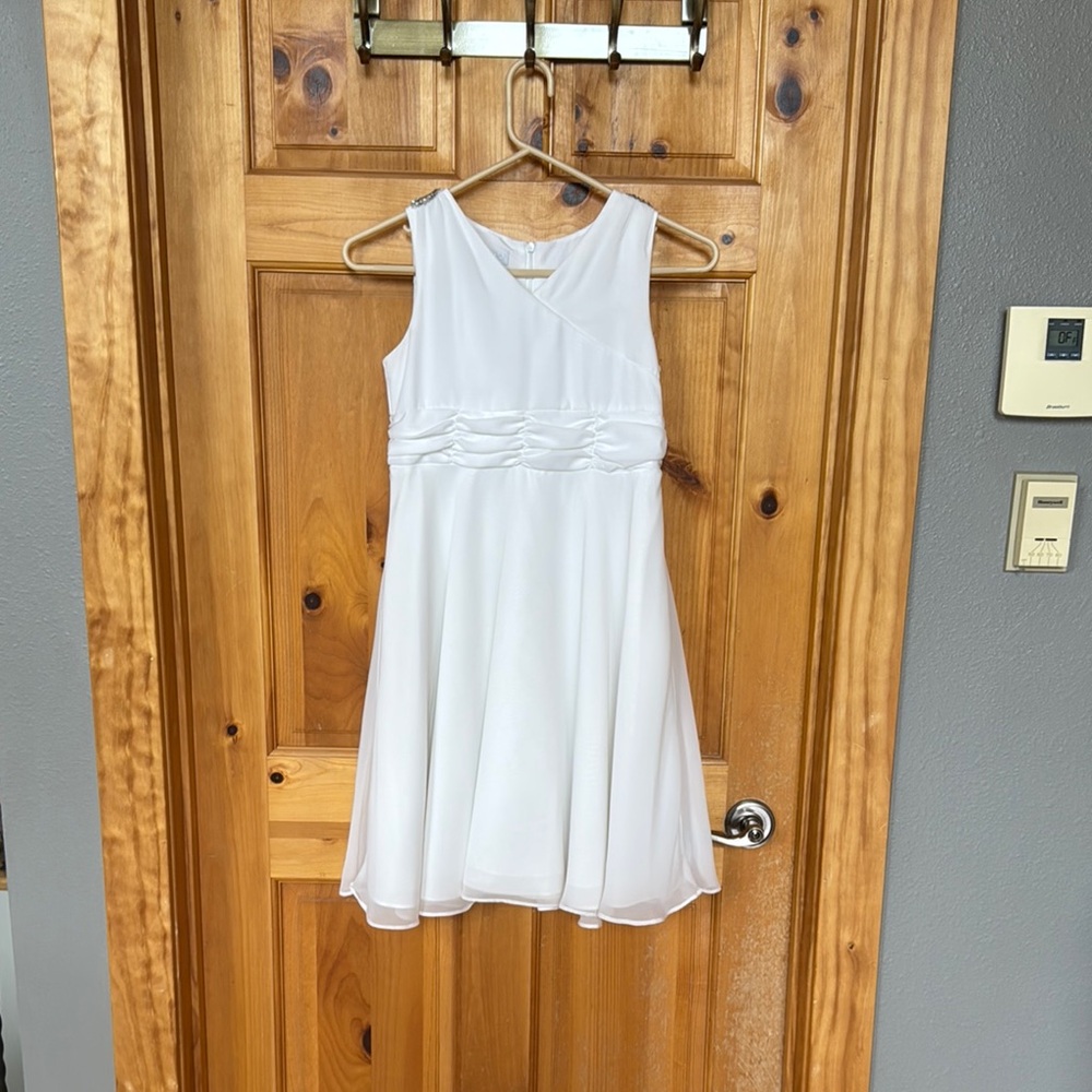 Elegant White Kids Dress